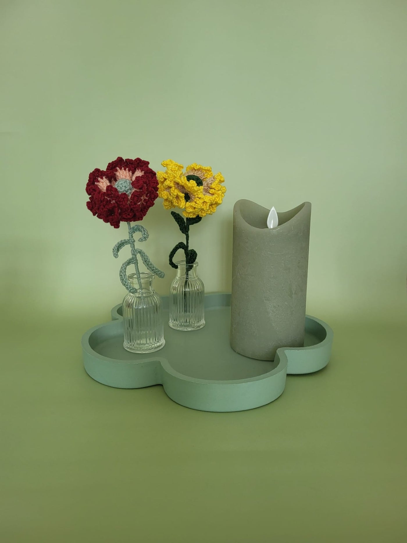 Handgehaakte Tulpenset